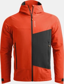 Ortovox Seceda Softshell Funktionsjacke hot orange (Herren)