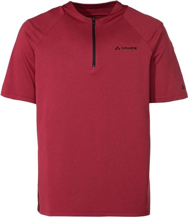 Vaude Tremalzo Q-Zip Trikot kurzarm carmine (Herren)