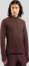 Odlo Descent Ceramiwarm Midlayer 1/2 Zip Funktionsshirt langarm fudge (Herren)