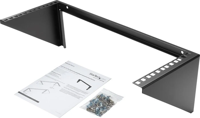 StarTech RK419WALLV, Wandmontage Rack für vertikale Montage, schwarz, 4HE