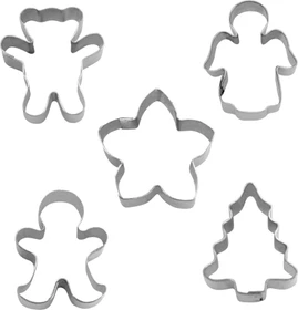 Städter Weihnachten Mini Ausstecher-Set, 5-tlg.