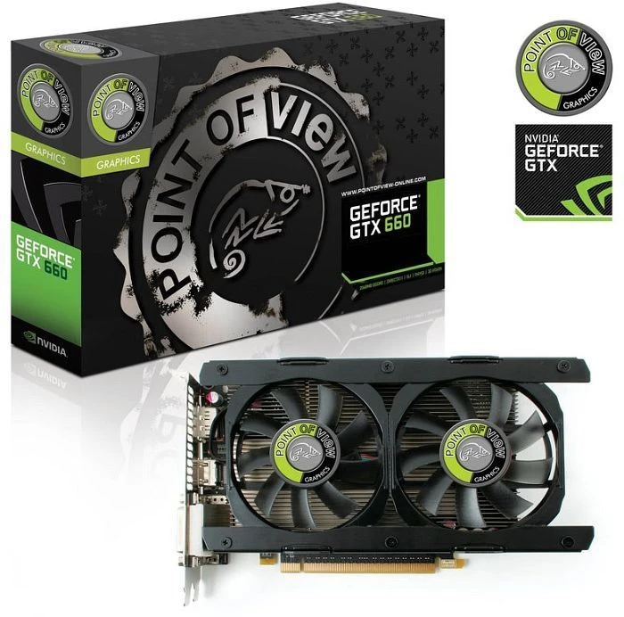 Point of View GeForce GTX 660, 2GB GDDR5, 2x DVI, HDMI, DP