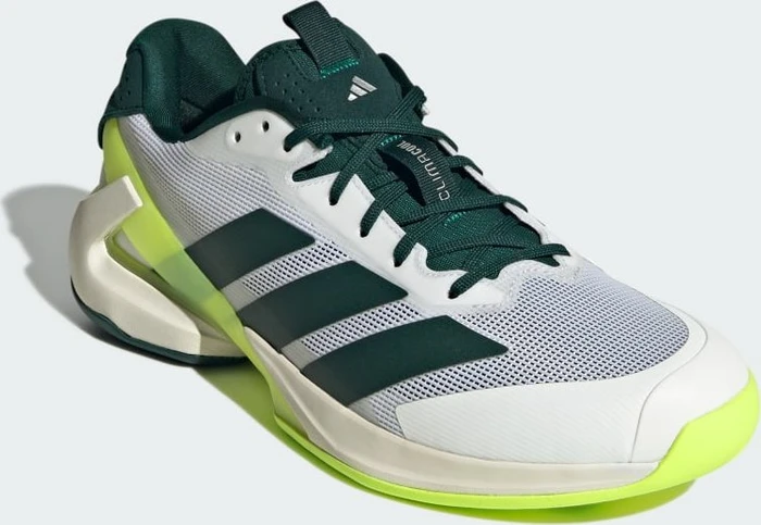 adidas Adizero Ubersonic 5 cloud white/aurora ivy/lucid lemon (Herren)