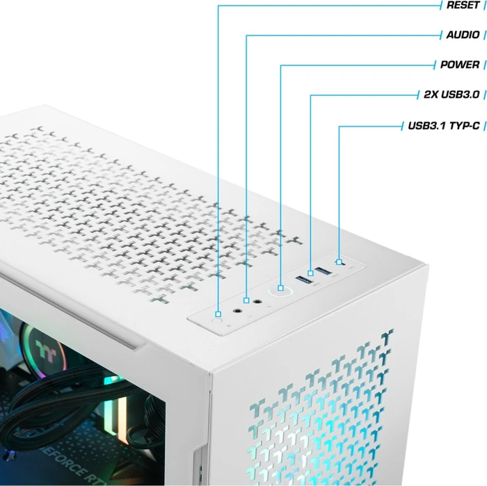 Thermaltake Titan weiß, schwarz, Core i9-13900KF, 32GB RAM, 2TB SSD, GeForce RTX 4090
