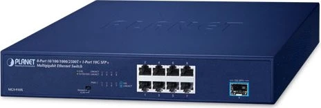 Planet MGS Rackmount 2.5G Switch, 8x RJ-45, 1x SFP+