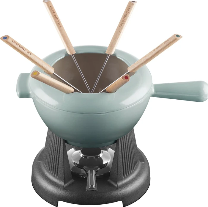 Le Creuset Mode Fondue-Set sea salt