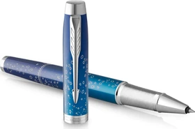 Parker IM Special Edition The Last Frontier Tintenroller (Mine) submerge blue lacquer/chrome trim, Geschenkbox