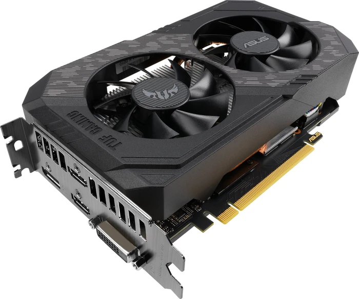 ASUS TUF Gaming GeForce GTX 1660 Ti EVO, TUF-GTX1660TI-6G-EVO-GAMING, 6GB GDDR6, DVI, 2x HDMI, DP
