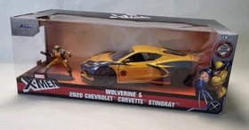 Jada Toys Marvel - X-Men Wolverin Chevy Corvette 1:24
