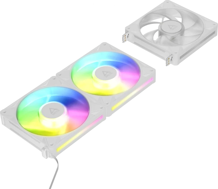 ARCTIC BioniX P14 A-RGB, weiß, 140mm, 3er-Pack