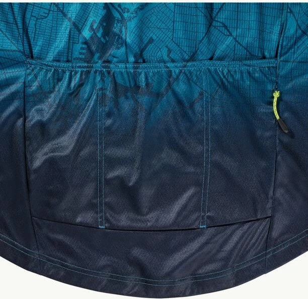 Jack Wolfskin Morobbia Hz Print Trikot kurzarm blue daze (Herren)