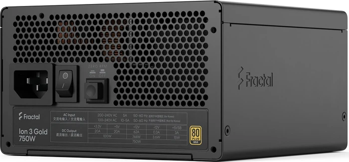 Fractal Design Ion 3 Gold 750W, ATX 3.1