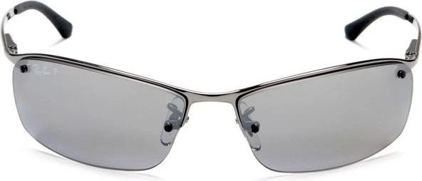 Ray-Ban RB3183 Top Bar 63mm silber/polarized silber verspiegelt (Herren)