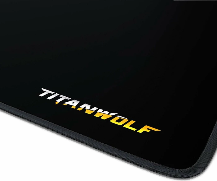 Titanwolf Yellow Stroke XXL Speed Gaming-Mauspad, schwarz/gelb