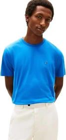Tommy Hilfiger Roundneck Flag-Stickerei T-Shirt kurzarm blue orbit (Herren)