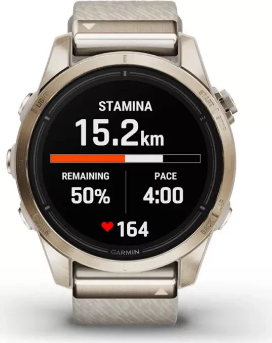Garmin epix 2S Pro Sapphire cream heather/soft gold