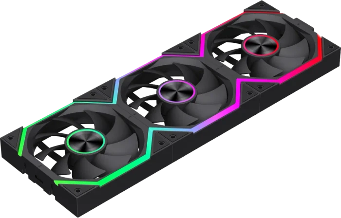 GameMax FN12A-N2 WL, schwarz, 120mm, 3er-Pack