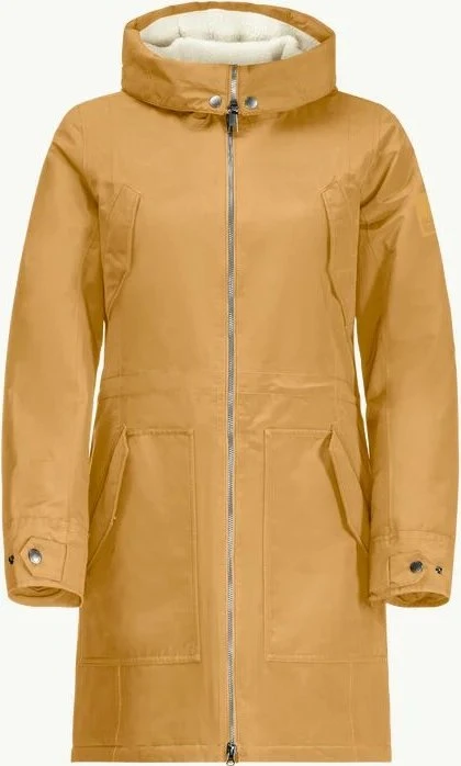 Jack Wolfskin Rocky Point Funktionsmantel amber gold (Damen)