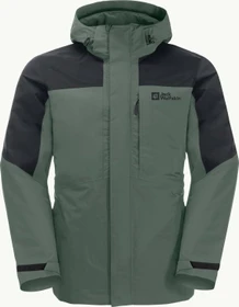Jack Wolfskin Romberg 3in1 Funktionsjacke hedge green (Herren)
