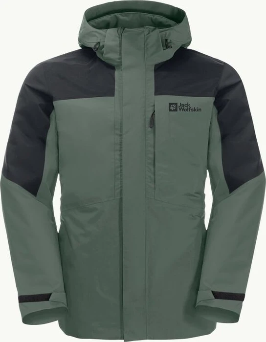 Jack Wolfskin Romberg 3in1 Funktionsjacke hedge green (Herren)