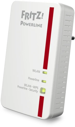 FRITZ! FRITZ!Powerline 1240E Kit, Powerline/WLAN-Access Point und Powerline-Adapter Set, 2er-Bundle