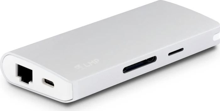 LMP USB-C Travel Dock, 9-Port, USB-C 3.0 [Stecker], silber