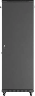 Lanberg 19" Rackschrank 37HE, freistehend, Flat Pack, Glastür, IP20, RAL 9004, 600mm tief