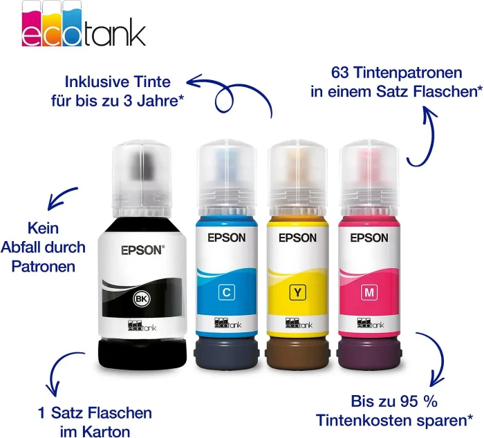 Epson EcoTank ET-2951, Tinte, mehrfarbig