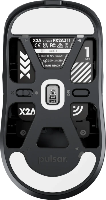 Pulsar Gaming Gears X2A v3 Mini Wireless schwarz, USB