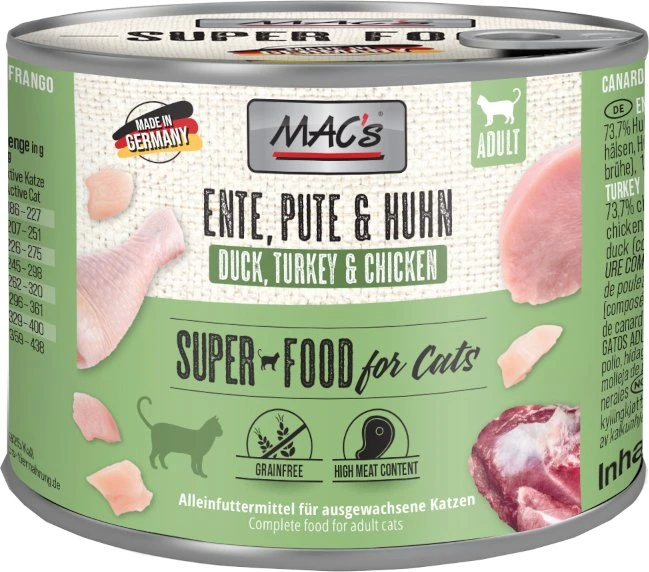 MAC's Cat Ente Pute und Huhn