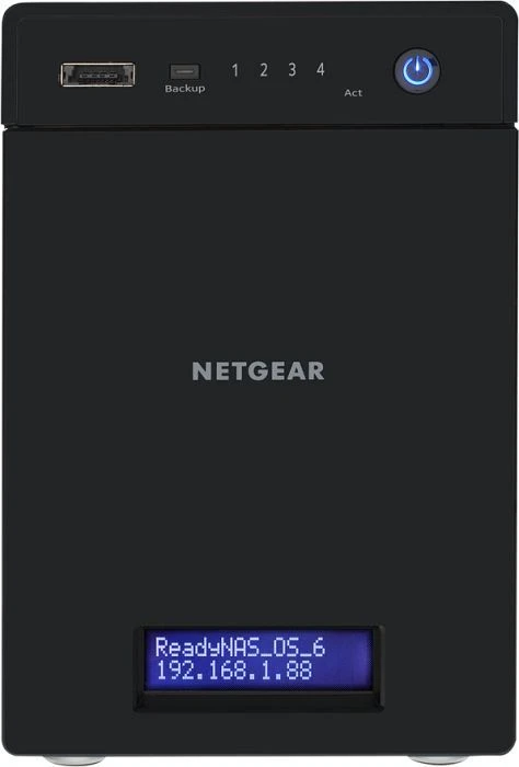Netgear ReadyNAS 314 RN31400, 2GB RAM, 2x RJ-45 1000Base-T, 2x USB-A 3.0