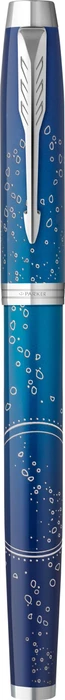 Parker IM Special Edition The Last Frontier Tintenroller (Mine) submerge blue lacquer/chrome trim, Geschenkbox