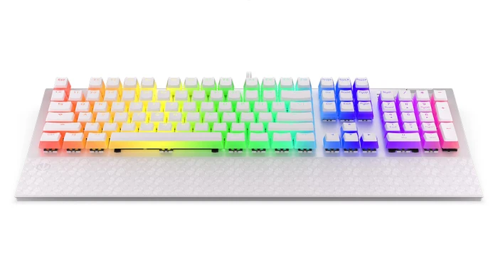 Endorfy Omnis Pudding, Onyx White, Kailh BLUE, USB, US