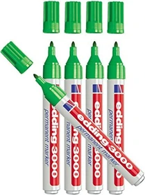 edding 3000 Permanentmarker hellgrün, 5er-Pack