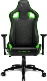 Sharkoon Elbrus 2 Gamingstuhl, schwarz/grün