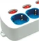 Roline / Secomp Steckdosenleiste mit Schalter + Fast Charger, 3-fach, 1.5m, weiß/blau Vorschaubild
