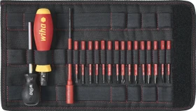 Wiha TorqueVario-S electric Drehmoment Bitset inkl. Tasche, 19-tlg.