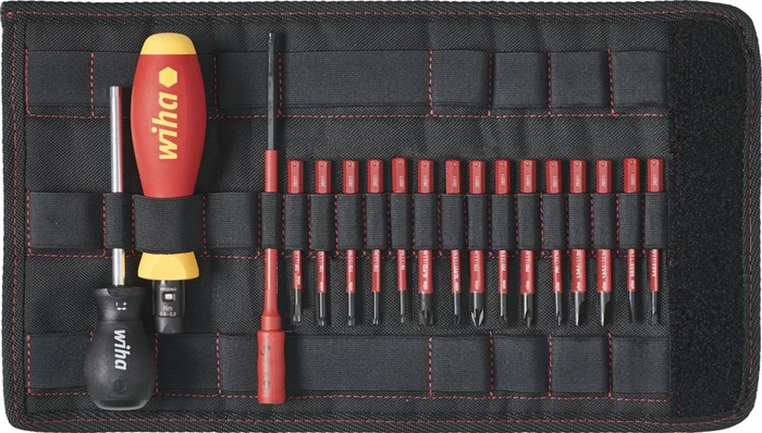 Wiha TorqueVario-S electric Drehmoment Bitset inkl. Tasche, 19-tlg.