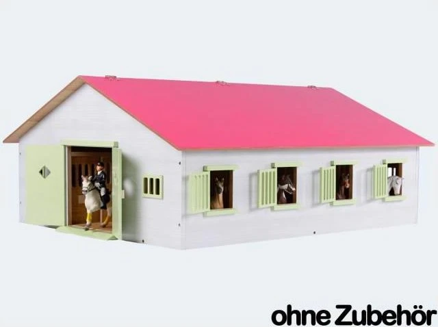 Van Manen Kids Globe Farming Pferdestall mit 7 Boxen 1:24