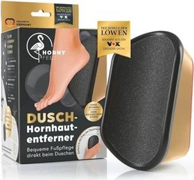 HornyFeet Dusch-Hornhautentferner schwarz/gold