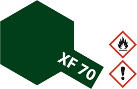 Tamiya Acrylic Paint XF-70 dark green, 23ml