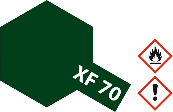 Tamiya Acrylic Paint XF-70 dark green, 23ml