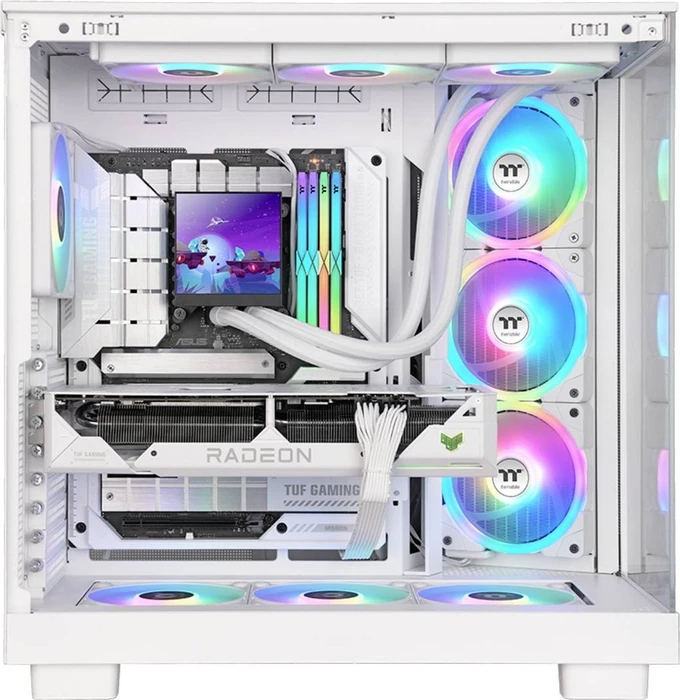 Thermaltake MAGFloe 420 Ultra ARGB Snow, weiß