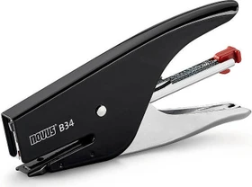 Novus B 34 Heftzange, schwarz/silber