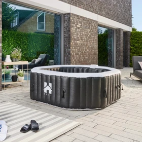 Home Deluxe Drop Whirlpool quadratisch 185x185x65cm