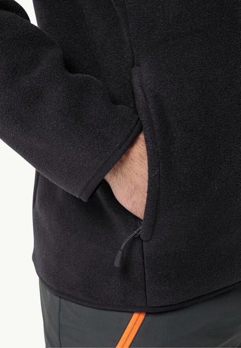 Jack Wolfskin Waldsteig FZ Funktionsjacke schwarz (Herren)