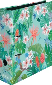 Herlitz maX.file Ordner 2-Ring mit Motiv, 80mm, A4, Ladylike Jungle
