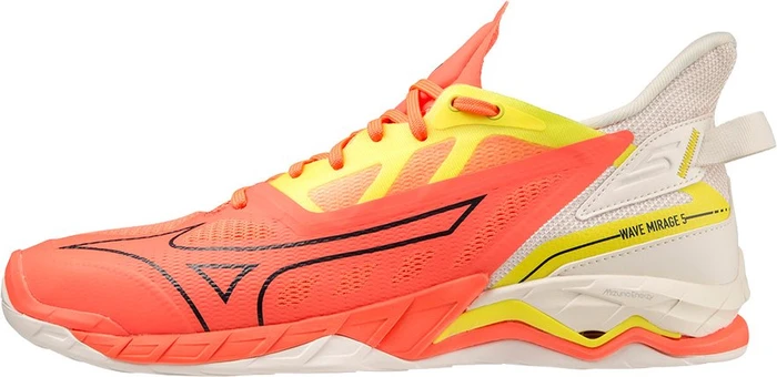 Mizuno Wave Mirage 5 Handballschuhe nflame/black/bolt2