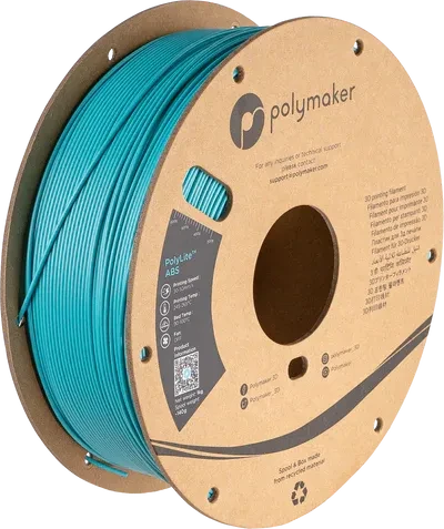Polymaker PolyLite ABS, Galaxy Teal, Spule, 1.75mm, 1.00kg