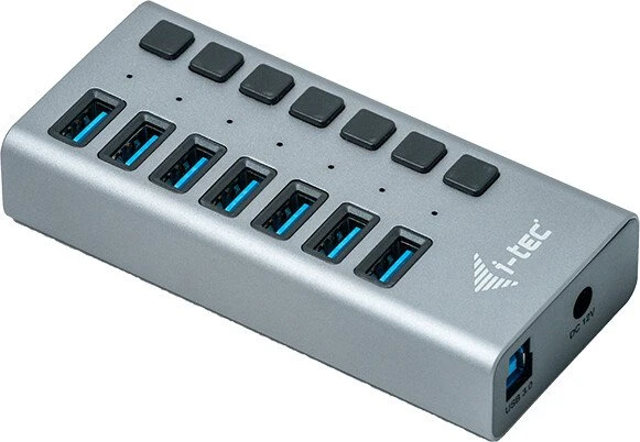 i-tec USB-Hub, 7x USB-A 3.0, USB-B 3.0 [Buchse]
